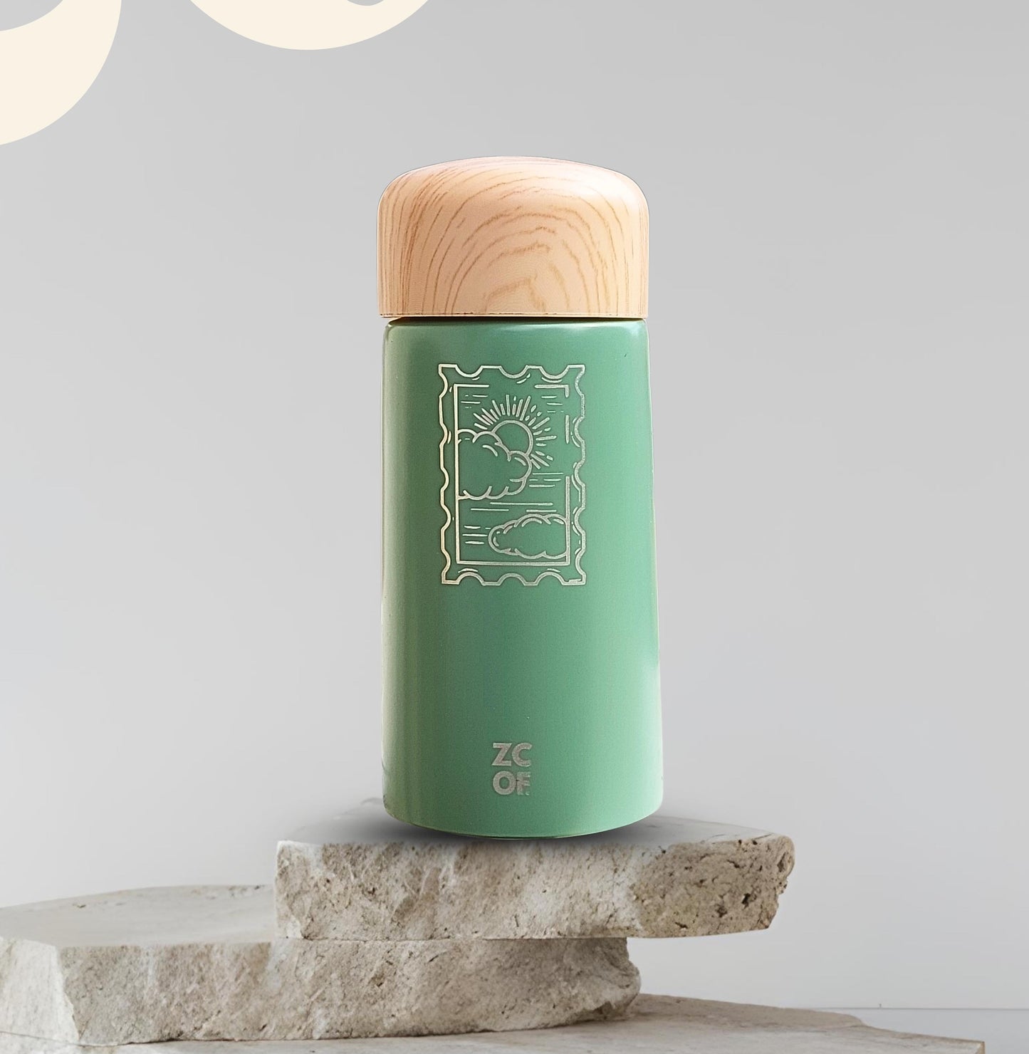 MINT GREEN CUP - مج حرارى